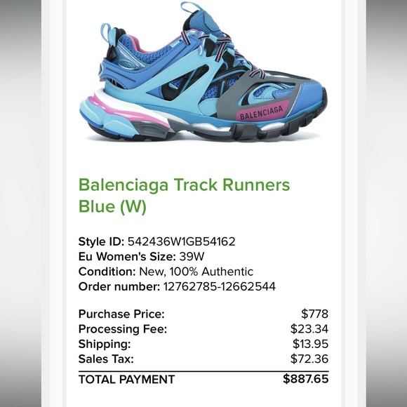 Women’s Balenciaga Track shoes - Picture 2 of 9